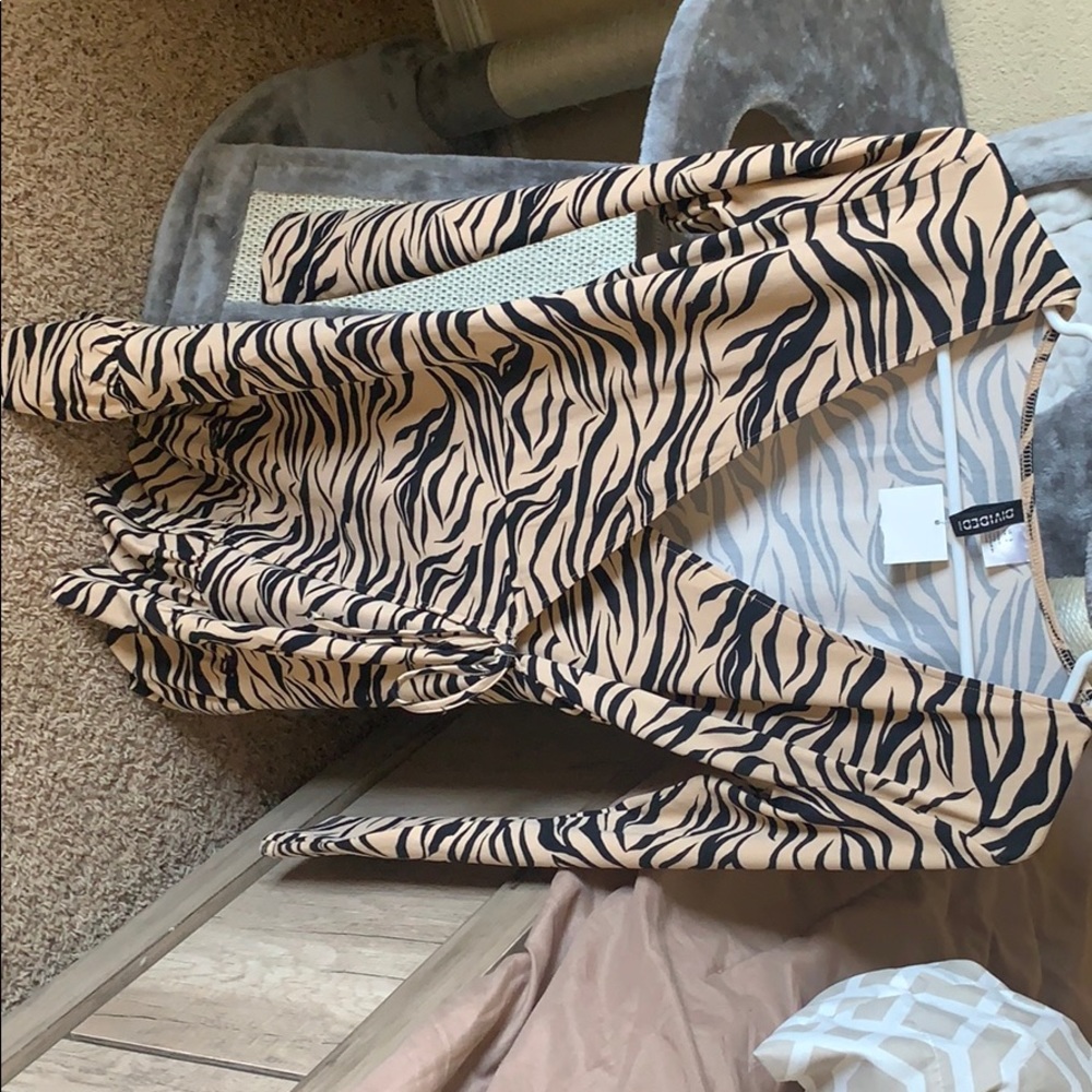 H and M Zebra dress
